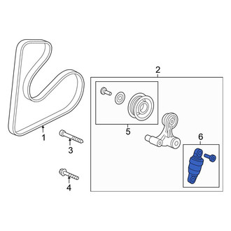 Honda OE - Accessory Drive Belt Tensioner Assembly