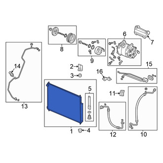 Honda OE - A/C Condenser