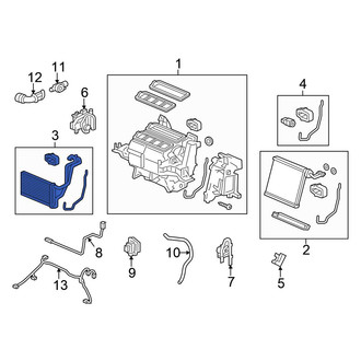 Honda OE - HVAC Heater Core