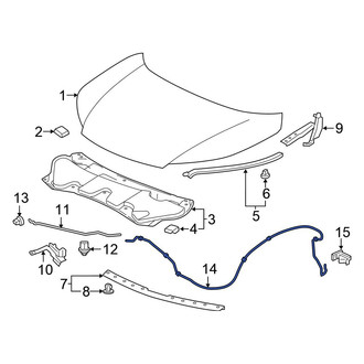 Honda OE - Front Hood Release Cable