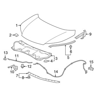 Honda OE - Hood & Components