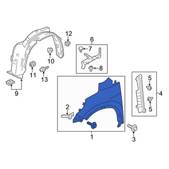 Honda OE - Front Right Fender