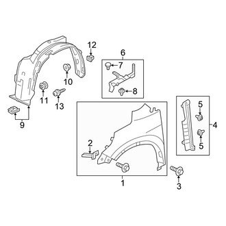 Honda OE - Fender & Components