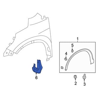 Honda OE - Front Mud Flap Kit