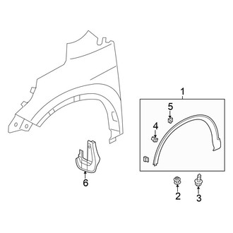 Honda OE - Fender - Exterior Trim