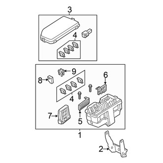 Honda OE - Electrical - Fuse & Relay (Engine Compartment)