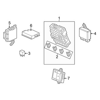Honda OE - Electrical - Fuse & Relay (Cabin Compartment)