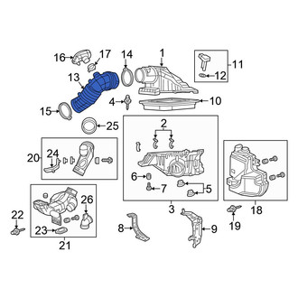 Honda OE - Engine Air Intake Hose
