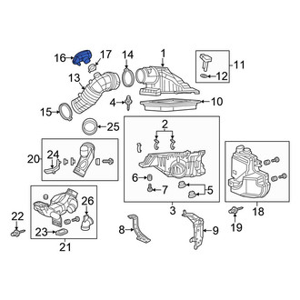 Honda OE - Upper Engine Air Intake Resonator