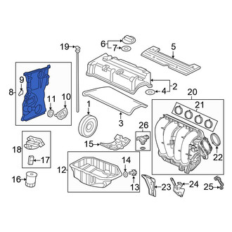 Honda OE - Engine Timing Cover