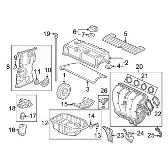 Honda OE - Engine / Transaxle - Engine Parts