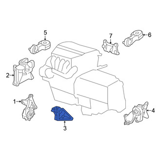 Honda OE - Engine Mount Bracket