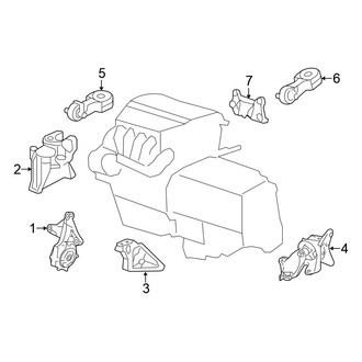 Honda OE - Engine / Transaxle - Engine & Transmission Mounting