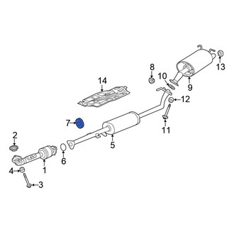 Honda OE - Exhaust System Hanger