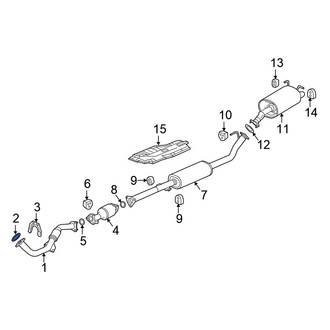 Honda OE - Front Exhaust Pipe Flange Gasket