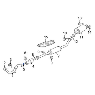 Honda OE - Front Exhaust Pipe Flange Gasket