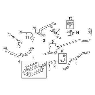 Honda OE - Emission System - Emission Components