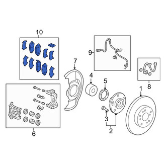Honda OE - Front Disc Brake Pad Set