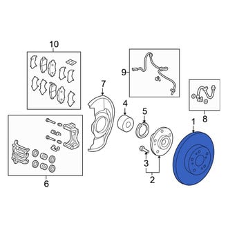 Honda OE - Front Disc Brake Rotor