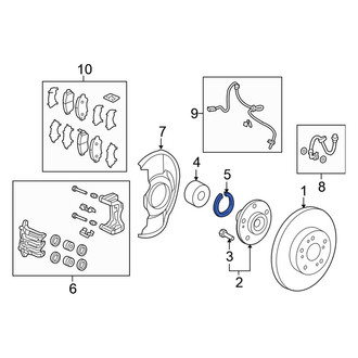 Honda OE - Wheel Bearing Snap Ring