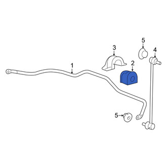 Honda OE - Front Suspension Stabilizer Bar Bushing