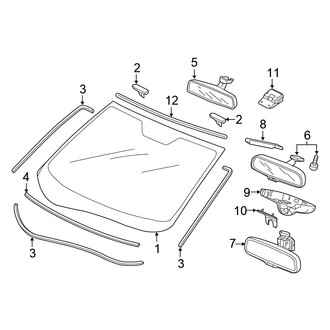 Honda OE - Windshield - Glass