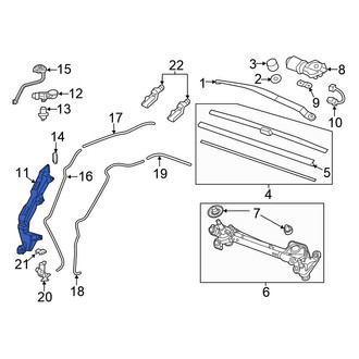 Honda OE - Washer Fluid Reservoir