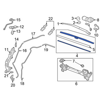 Honda OE - Front Right Wiper Blade