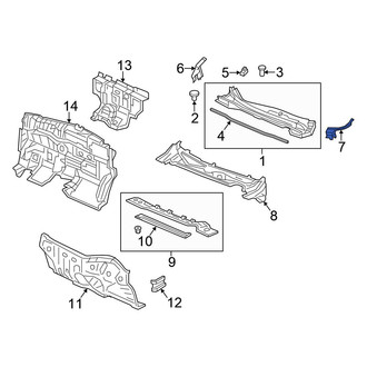 Honda OE - Front Left Cowl Extension