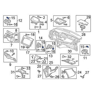 Honda OE - Instrument Panel Clip