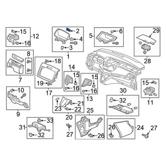 Honda OE - Instrument Panel Clip