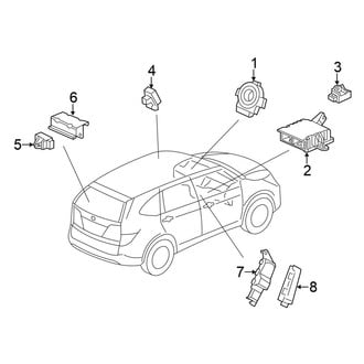 Honda OE - Restraint Systems - Air Bag Components (Modules & Sensors)