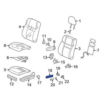Honda OE - Front Left Power Seat Switch