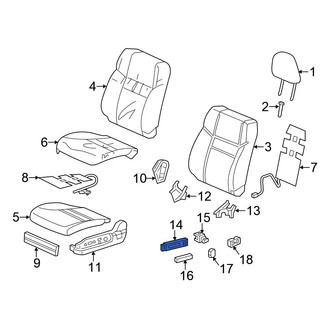 Honda OE - Front Left Power Seat Switch