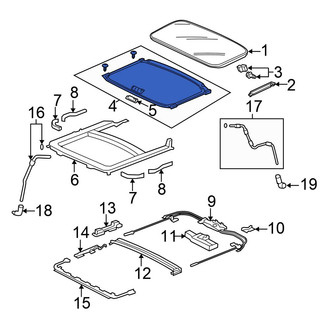 Honda OE - Sunroof Cover