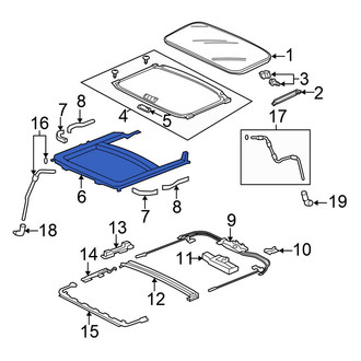 Honda OE - Sunroof Frame