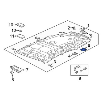 Honda OE - Headliner Trim Plug