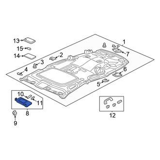 Honda OE - Left Sun Visor