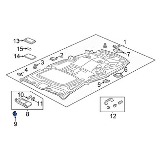 Honda OE - Sun Visor Holder