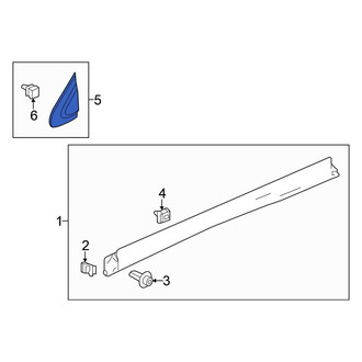Honda OE - Front Left Door Reveal Molding