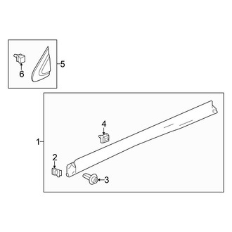 Honda OE - Pillars, Rocker & Floor - Exterior Trim
