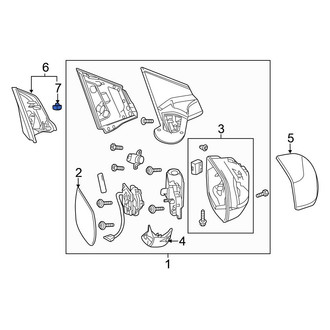 Honda OE - Rear Speaker Cover Clip