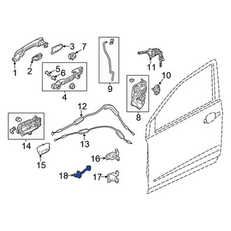 Honda OE - Front Left Door Check