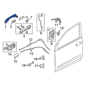 Honda OE - Front Right Outer Exterior Door Handle