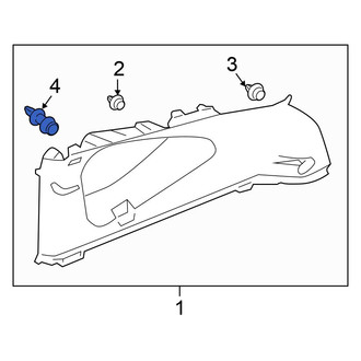 Honda OE - Upper Quarter Panel Trim Panel Clip