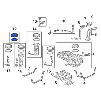 Honda OE - Fuel Tank Lock Ring