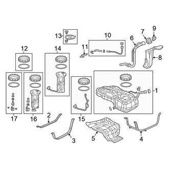 Honda OE - Fuel System Components