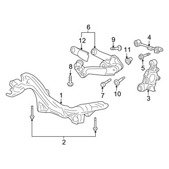Honda OE - Rear Suspension - Suspension Components (FWD)