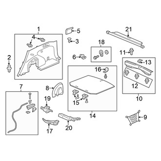 Honda OE - Rear Body & Floor - Interior Trim