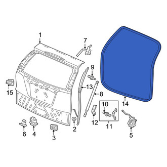 Honda OE - Rear Hatch Seal